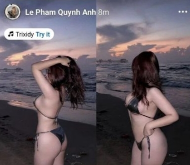 Dáng người Lê Phạm Quỳnh Anh 10 điểm, địt nhau khoái lạc ngất ngây