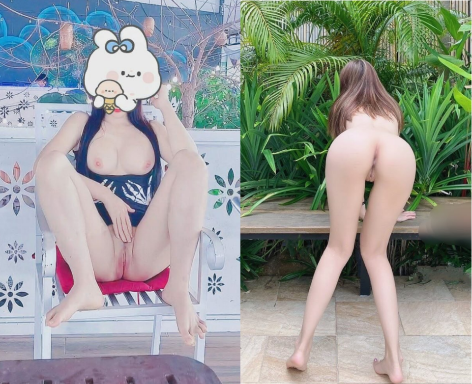 Nâng ngực thỏ trên ban công nóng bỏng